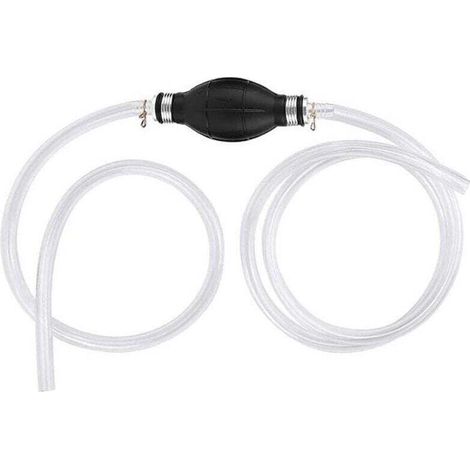 Pompe vidange huile moteur, 12V 80W pompe essence, pompe electrique gasoil à huile résistantes à la corrosion, pour voiture, bateau, moto, comprend des instructions(Manuel - Non électrique)