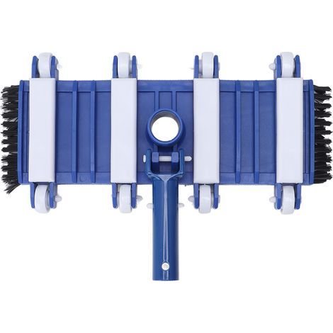 Tête Aspirateur Piscine 14" avec Roues – Brosses Accessoires Équipement Nettoyage, Maniabilité Optimale pour Fond et Parois (1/5)