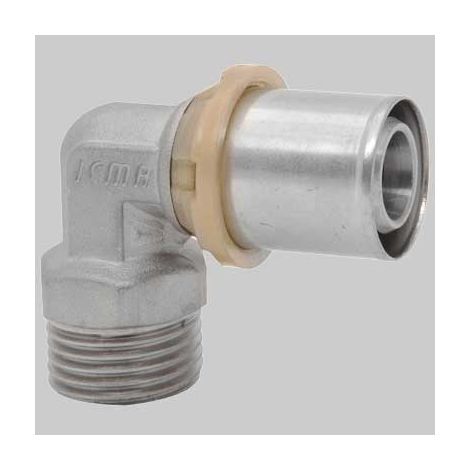 RACCORDO CURVO MASCHIO A PRESSARE  20 x 3/4     ICMA