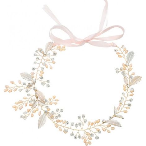 Fascia per capelli da sposa con cristalli, tiara, elegante decorazione per matrimonio in stile boho (1/3)