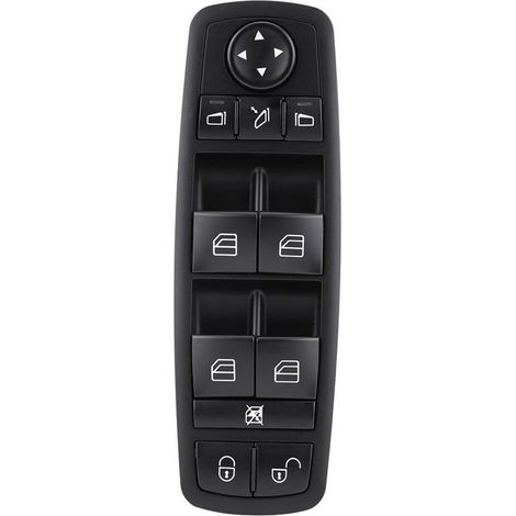 Interrupteur de fenêtre électrique, 1698206710 interrupteur de commande de fenêtre principale d'alimentation électrique interrupteur à bouton poussoir pour Benz W169 classe A W245 classe B (1/4)