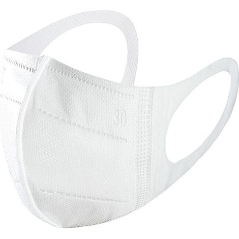 20 three-layer large face adult dust comfortable mask 3d stereo disposable mask (1/5)