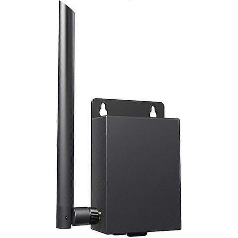Routeur 4G extérieur étanche avec emplacement SIM, antenne 5 dBi, jusqu'à 15 appareils, noir (UE) (1/4)