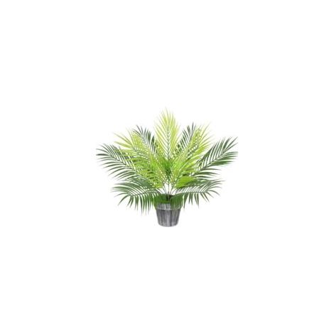 Grande Plante Artificielle de 51 cm en Pot - Palmier Décoratif Faux, Décoration d'Intérieur Verte sans Arrosage (1/5)