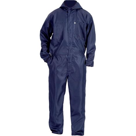 Combinaison De Travail Unisexe pour Hommes, Imperméable À Poussière À Capuche, Idéale pour Les Ateliers, Les Entrepôts Les Garages.