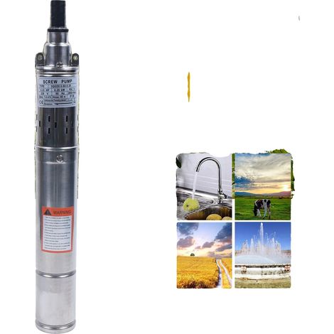 Pompe à eau submersible, haute efficacité, construction durable, 220V, UE (1/2)