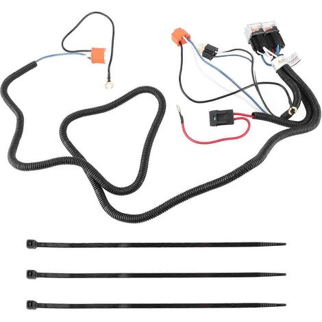 Kit de faisceau de câblage pour relais de phares (2 pièces), amplificateur de lumière pour phares avant, éclairage intense, 12 V, 40 A, 55 (1/4)
