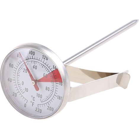 Thermomètre numérique en acier inoxydable pour four, barbecue (1/5)
