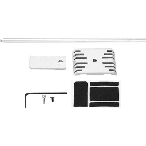 Support de levage réglable en alliage d'aluminium pour voiture RC, support stable pour voiture RC, argent