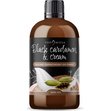 Olio profumato al cardamomo nero e crema, 500 ml