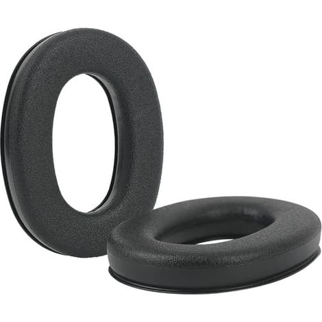 Coussinets d'oreille noirs pour casques 3M WorkTunes et Peltor Sport Tactical 300/500 ZOHAN EM042 (1/4)