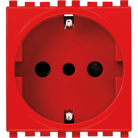 VIMAR - 19209.R 2P+T 16A P30 prise rouge