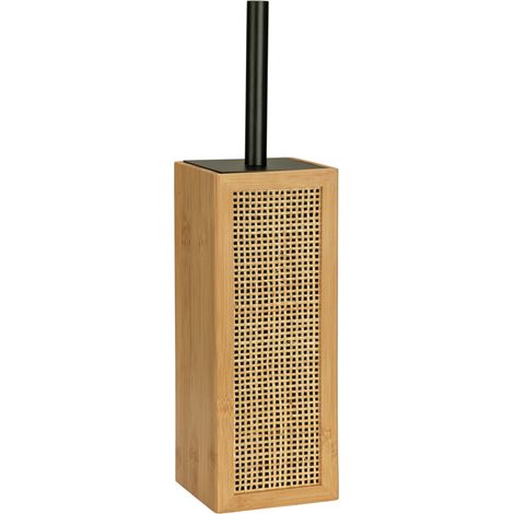 Wenko Collection Allegre Bamboo Brosse WC Noir Bambou (1/6)