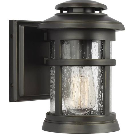Lanterna da parete Elstead Newport da esterno 1 luce, bronzo antico, IP44, E27 (1/5)