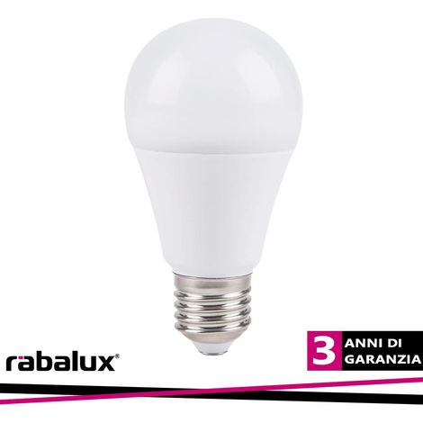 SMD-LED E27 A60 LIGHTSOURCE, 10W, 850LM, 6500K, D60 X H110 M - Luce FREDDA (1/2)
