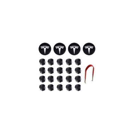 Adatto per kit di copricerchi, set di copricerchi e copridadi per copricerchi Tesla compatibile con Model Y, Model 3, Model S e Model X.