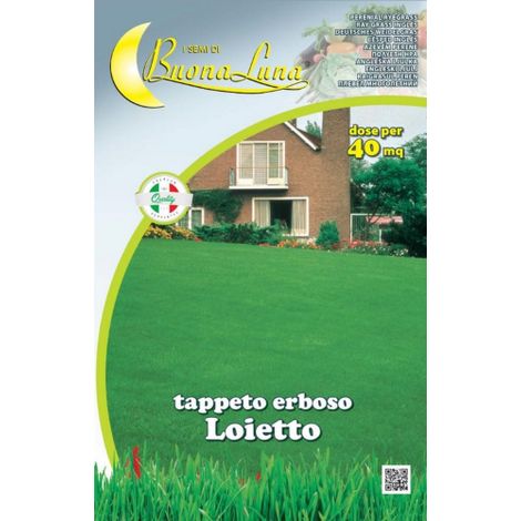 Hortus Buona Luna 1 kg semi prato tappeto erboso Loietto giardino 40 mq (1/2)