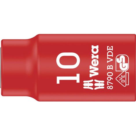 Wera 8790 B VDE 05004954001 Esagono esterno Inserto a bussola VDE 10 mm 3/8 (10 mm) (1/5)
