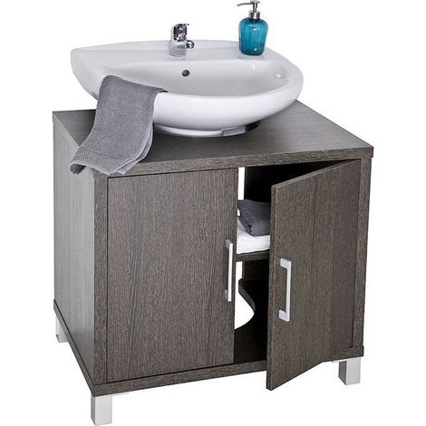 Gala 8915 TOPKIT meuble sous lavabo, meuble sous vasque Dimensions : 68x70x45 cm Wengué (1/5)