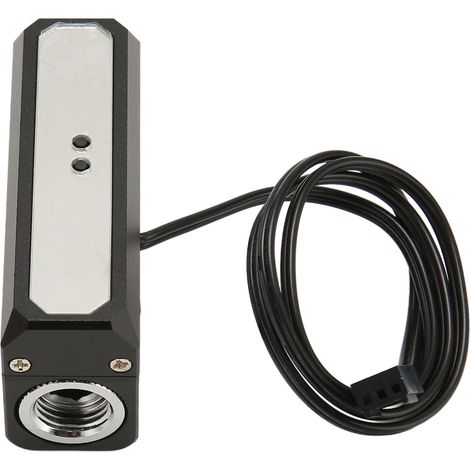 Capteur de température d'eau G1/4 po, débitmètre avec affichage précis, alarme de refroidissement liquide pour PC LSJ ZNBJ, noir