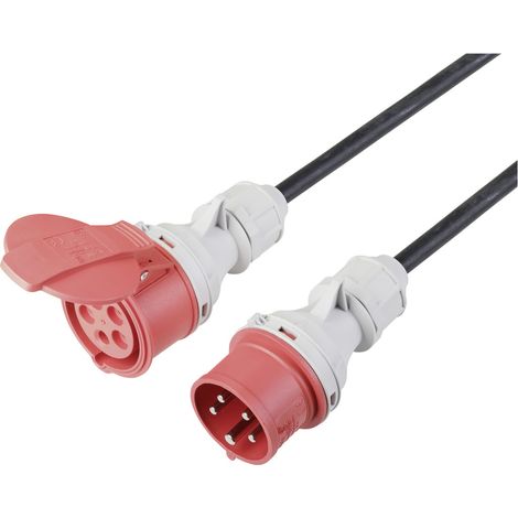 Sygonix SY-5244050 Strom Verlängerungskabel 16 A Schwarz 10 m H07RN-F 5G 1,5 mm² witterungsbeständi (1/3)