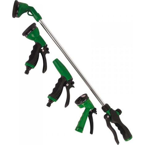 Multifunktions-Beregnungsset 4-teilig Bewässerungsset Gartenbrause Gartenspritze