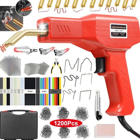 (200 W, Style 3, 220 V) Poste de soudage plastique professionnel 200-220 W, pistolet à souder 3 en 1 pour la réparation de pare-chocs de voiture et la fixation de surfaces plastiques. (1/5)