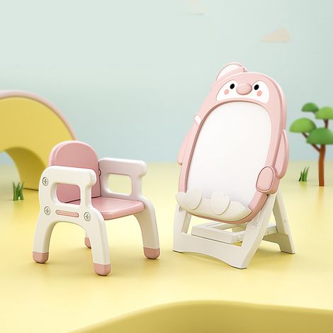 Tableau magnétique réglable en hauteur avec support pour enfants, dessin et écriture fluides et sécurisés, ardoise à graffitis magnétique rose sakura (1/5)