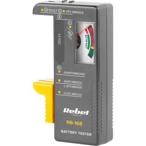 tester batteria rebel rb-168 display analogico leva meccanica