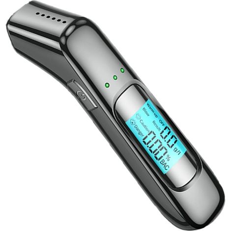 Breathalyzers for Alcohol, Alcohol Breathalyzer, Digital LCD Display Tester, High Precision Alcohol Detector with Digital LCD Display for Safe Driving, Portable Alcohol Detection Tester (1/5)