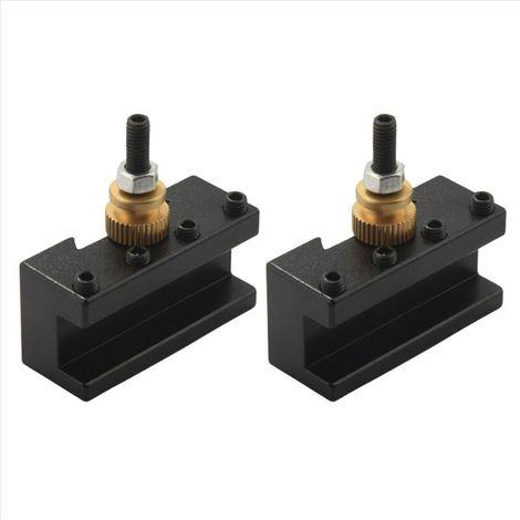 Ensemble d'outillage 12 pièces pour mini-tour, porte-outils à changement rapide et porte-outils multifides