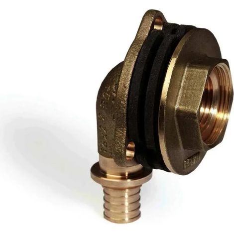 Rehau Anschlusswinkel Rautitan RXplus, 16mm - Rp 1/2" für Unterputz-Spülkasten