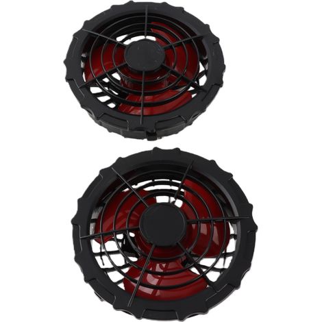 2 Ventilateurs pour Vestes Rafraîchissantes sans Balais Silencieux 12V avec Câble DC en ABS (1/5)
