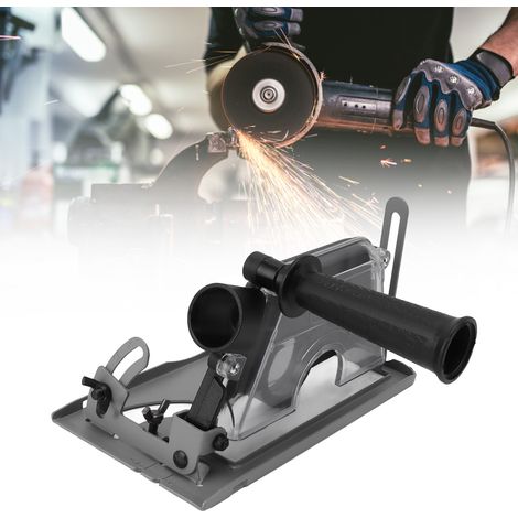 Support de coupe pour meuleuse d'angle, système d'aspiration des poussières, hotte aspirante fixe, support de modification pour meuleuse d'angle transformable en scie circulaire électrique (1/5)