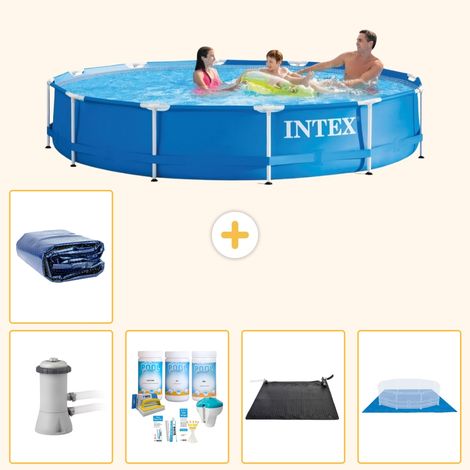 Intex Piscine Tubulaire Ronde - 366x76 cm - 6-pièces  S20480