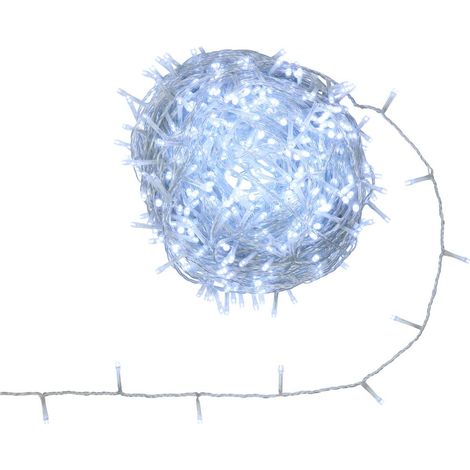 Guirlande lumineuse d'extérieur 50 m 667 LED blanc froid 13 fonctions avec minuteur sur secteur - Atmosphera créateur d'intérieur (1/5)