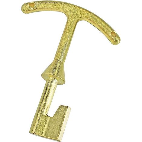 Water Meter Box Key M07001 Water Meter Box Lid T Wrench Hook Valve Box Key- 5.5 Inch Length(1 Pcs) (1/5)