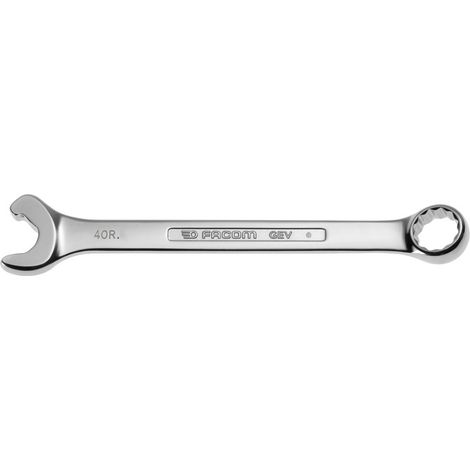 Clé combinée à changement rapide FACOM 40R ouverture et enveloppement profil hexagonal chrome poli/satin
