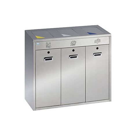 VAR Sistema per la raccolta differenziata acciaio inox