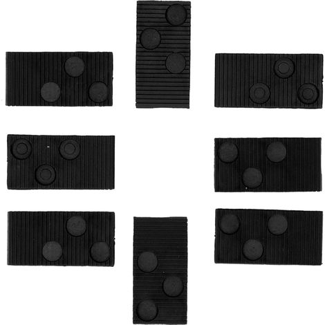 Kit de pose de sol 20 pièces, bloc de frappe pour installation de parquet et stratifié, outil de montage de carrelage, noir, accessoire de pose (1/5)
