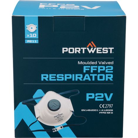 Masque Ffp2 Valve (par 10) - Blanc - Portwest