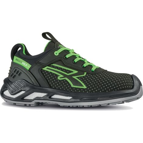 U-Power Bryan S3 CI ESD SRC Sicherheitsschuhe - 44 EU - Anthrazit/Grüne (1/3)