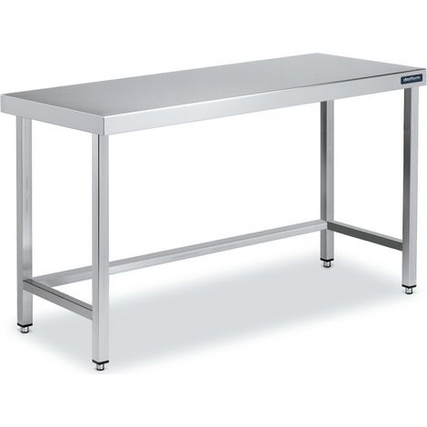 Table Inox de Travail Centrale avec Renforts - Gamme 550 - Distform