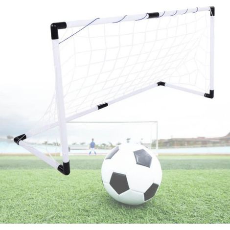 ZJCHAO But de football Oudoor Kit de porte de but de football de football pour enfants pliant avec pompe à balles jouets