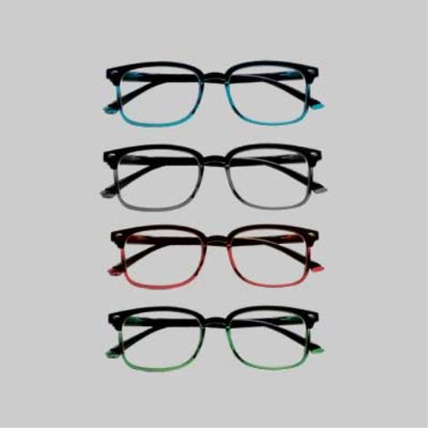 Occhiali da vista graduati 'kit hawaii' +2,5 nero-blu CHARRO