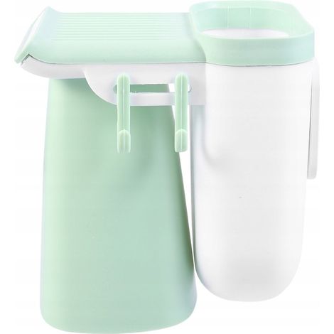 Support Brosse Dents Gobelet Magnétique Non Invasif Vert (1/4)