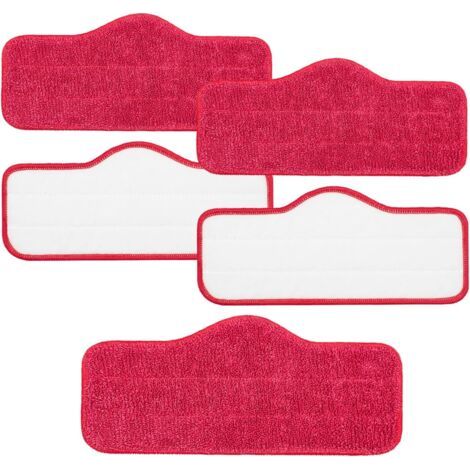 Set mit 5 Ersatzpads für Schenley Steams Dampfreiniger – Hohe Saugfähigkeit – Mikrofaser – Dickes Ersatzzubehör (1/5)