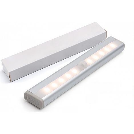 Bande LED blanc chaud, rechargeable, avec détecteur de mouvement et fixation magnétique, pour meubles, téléviseurs, étagères et décoration intérieure.-AquaForge (1/5)