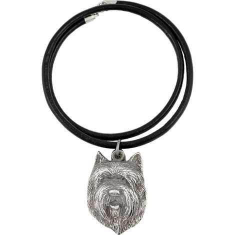 Cairn Terrier II – Hundehalskette, versilberter Anhänger für Hundeliebhaber, einzigartiges Schmuckstück von Art-Dog (1/5)