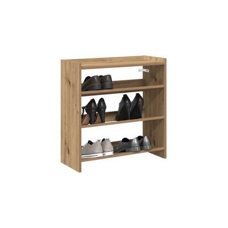 Étagère à chaussures chêne artisanal bois d'ingénierie (1/5)